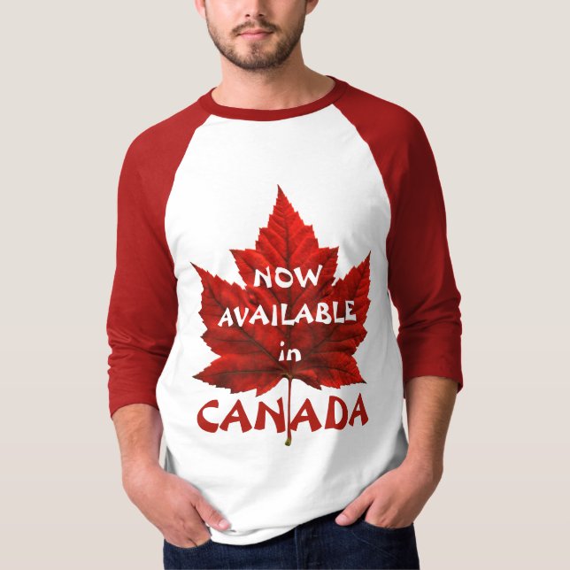 Men's Canada T - Shirt Funny Canada Ringer T - Shi (Vorderseite)
