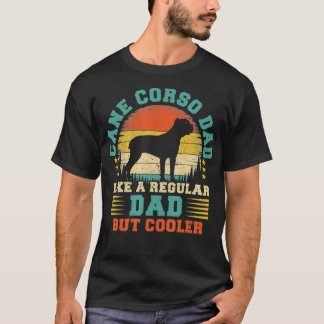 Mens Cane Corso Vater Funny Vintag Cane Corso Dog  T-Shirt