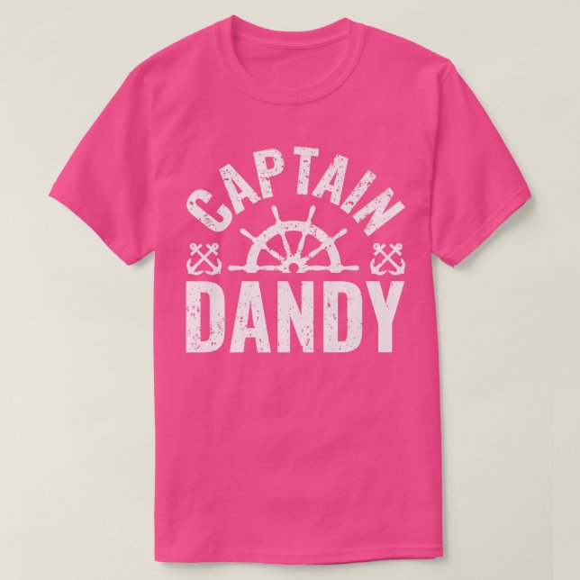 Mens Captain Dandy Boat Owner Lake BootVater' T-Shirt (Design vorne)