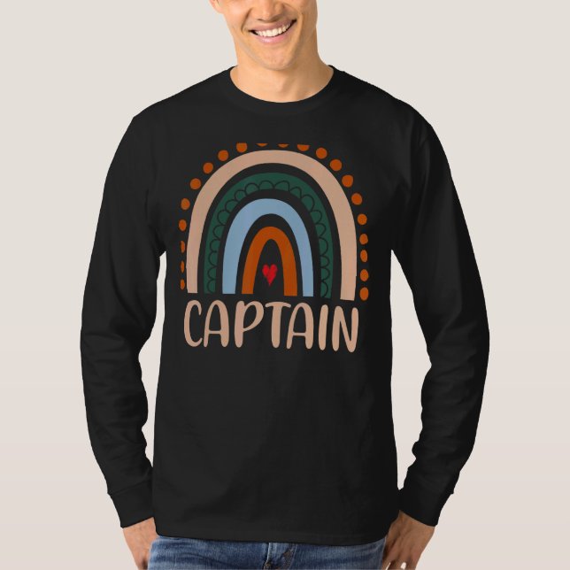 Mens Captain Rainbow Boho Rainbow Captain Cool Vat T-Shirt (Vorderseite)