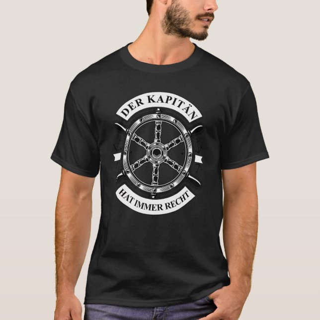 Mens Captain T-Shirt (Vorderseite)