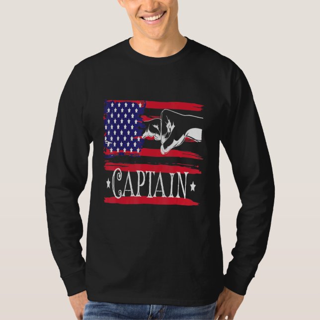 Mens Captain T-Shirt (Vorderseite)