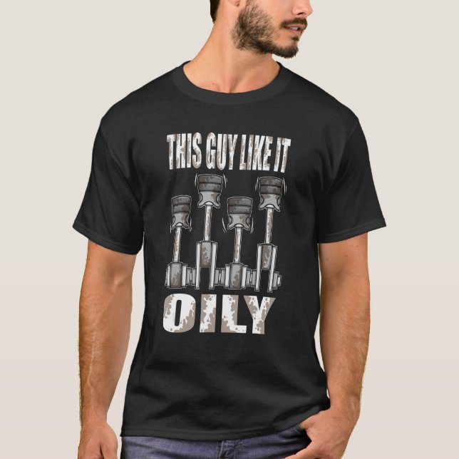 Mens Car Mechanical diesen Typ wie es ölly Car Mec T-Shirt (Vorderseite)