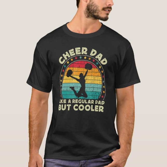 Mens  Cheer Dad For Men Cheerleading Cheerleader D T-Shirt (Vorderseite)