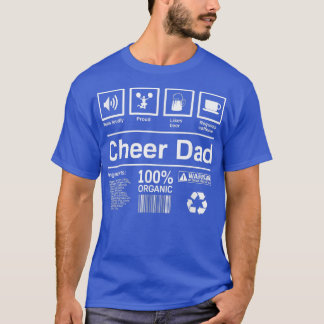 Mens Cheer    DadFunny Cheer Vater  T-Shirt
