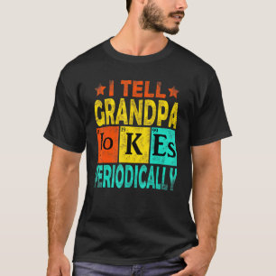 Mens Chemie Chemist Vintag I Tell Opa Joke T-Shirt