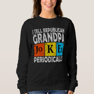 Mens Chemist Vintag erzähle ich republikanischen O Sweatshirt
