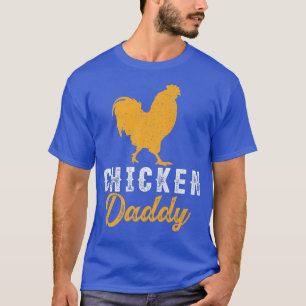 Mens Chicken Bauer Vater Retro Best Chicken Daddy T-Shirt