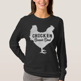 Mens Chicken Bird Der beste HühnerBonus Vater Vate T-Shirt