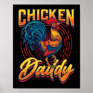 Mens Chicken Daddy Poster