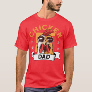 Mens Chicken Vater Bauer Rooster Hen Chicken T-Shirt