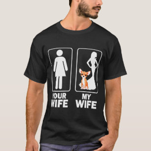 Mens Chihuahua Vater Papa Father Liebe Meine Ehefr T-Shirt