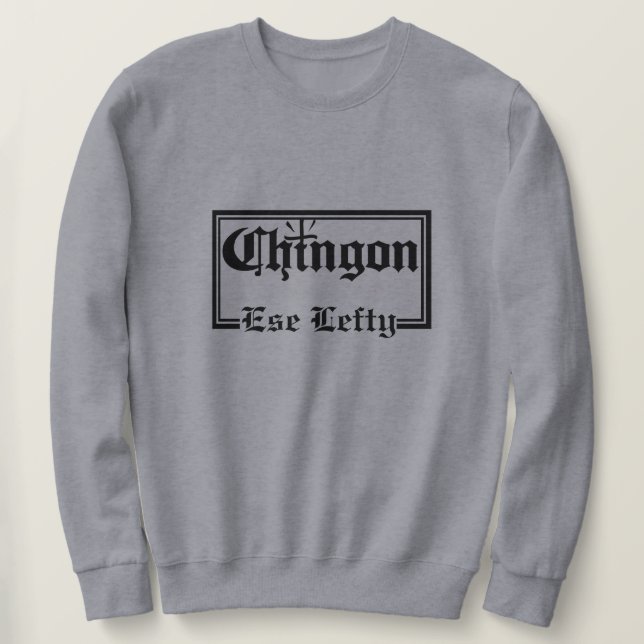 Mens Chingón Individuelle Name Sweatshirt (Design vorne)