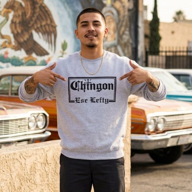 Mens Chingón Individuelle Name Sweatshirt (Chingón Custom Name sweatshirt)