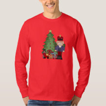 Mens Christmas Nutcracker Holiday T - Shirt