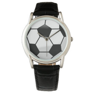 Mens Classic Watch/Soccer Ball Armbanduhr