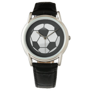 Mens Classic Watch/Soccer Ball Armbanduhr