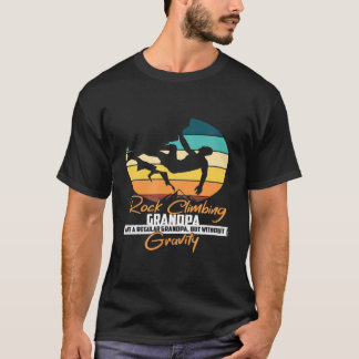 Mens Climber für Ihren Klettergroßvater T-Shirt