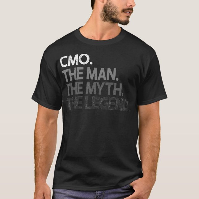 MENS CMO Man The Myth Legend Gift Premium T-Shirt (Vorderseite)