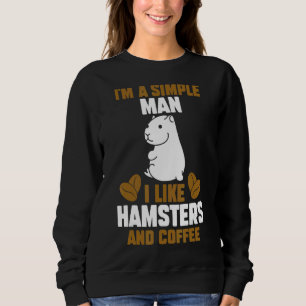 Mens Coffee Hamster Sweatshirt