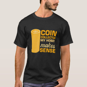 Mens Coin Collector mein Hobby macht Cents Vintag T-Shirt