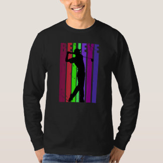 Mens Colorful Retro Golfo Geburtstag Motivierend T-Shirt