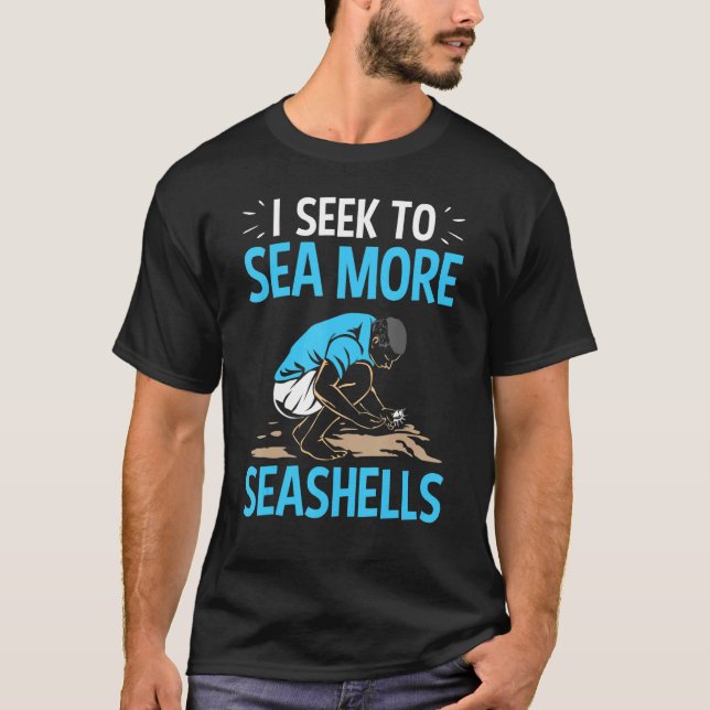 Mens Conchologists Conchology Seashell Outfit Seas T-Shirt (Vorderseite)