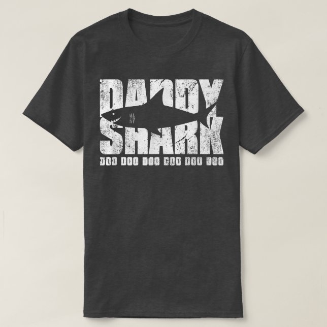 Mens Cool Daddy Shark T-Shirt (Design vorne)