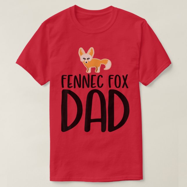 Mens Cool Fennec für Vater T-Shirt (Design vorne)