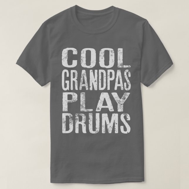Mens Cool Grandpas spielen Trommeln Funny Zitat vo T-Shirt (Design vorne)