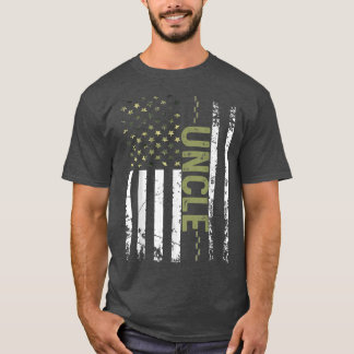 Mens Cool Onkel American Patriotic USA Flaggen Vat T-Shirt