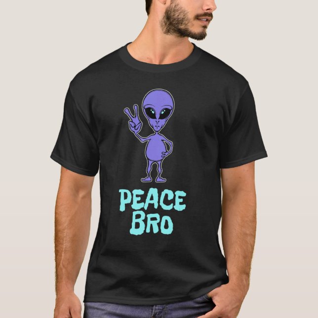 Mens Cool Statement Sarcasm Humore Joke Alien B T-Shirt (Vorderseite)