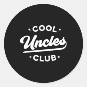 Mens Cool Uncles Club Ristorante da Valentino Runder Aufkleber