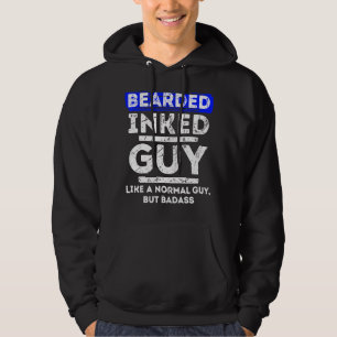 Mens Coole Aussage Maskulinität Bart wachsen Hoodie