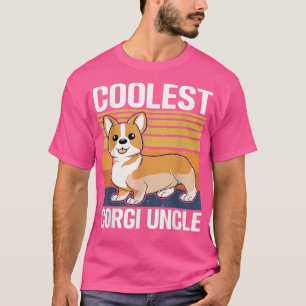 Mens Cooler Corgi Onkel T-Shirt