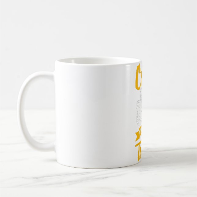 Mens Cooler lokaler Bauer Zugführer Kaffeetasse (Links)