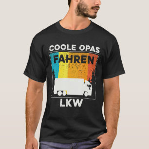 Mens Cooler Opa Drive LKW Langstreckentreiber T-Shirt
