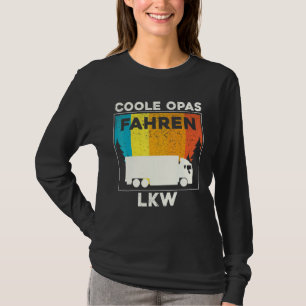 Mens Cooler Opa Drive LKW Langstreckentreiber T-Shirt