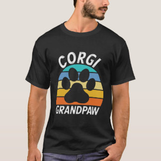 Mens Corgi Grandpa Shirt Funny Welsh Pembroke