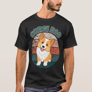 Mens Corgi Vater Pembroke Welsh Corgi Dog Owner Do T-Shirt