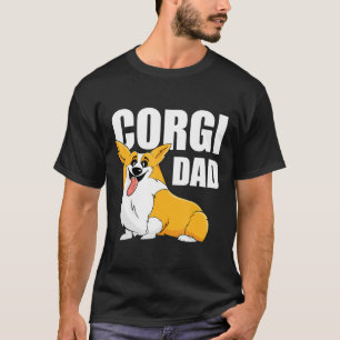 Mens Corgi Vater Pembroke Welsh Corgi Graphic T-Shirt