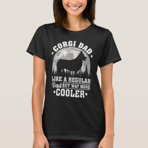 Mens Corgi Vater wie ein regelmäßiger Vater Corgi  T-Shirt