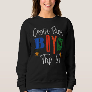 Mens Costa Rica Typ Ausflug Matching Urlaub Costa Sweatshirt