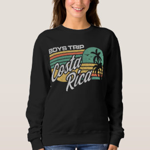 Mens Costa Rica Typ Ausflug Matching Urlaub Costa Sweatshirt
