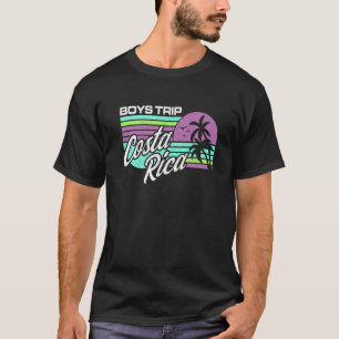 Mens Costa Rica Typ Mens Trip Matching Urlaub C T-Shirt