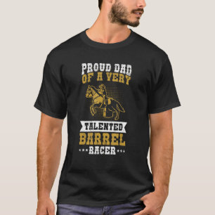 Mens Cowgirls & Barrel Racing Design für einen Vat T-Shirt