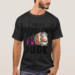 Mens Crazy Guinea Schweinefleisch Typ Graphic Anim T-Shirt