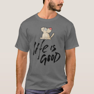 Mens Crusher Pet Graphic T Lovely Design for Dog L T-Shirt