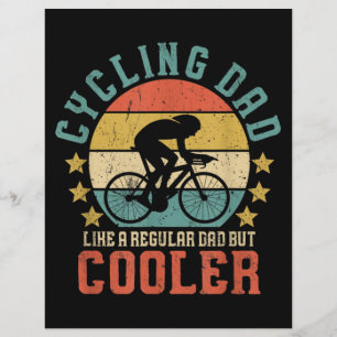 Mens Cycling Vater Bike Rider & Cyclist Vatertag Flyer