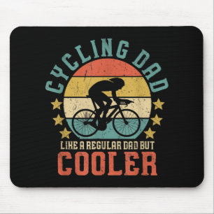 Mens Cycling Vater Bike Rider & Cyclist Vatertag Mousepad
